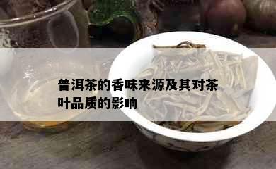 普洱茶的香味来源及其对茶叶品质的影响