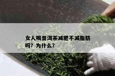 女人喝普洱茶减肥不减脂肪吗？为什么？