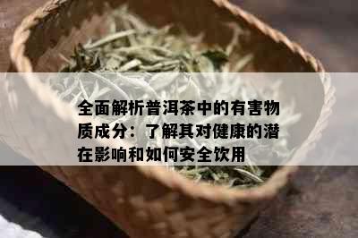 全面解析普洱茶中的有害物质成分：了解其对健康的潜在影响和如何安全饮用