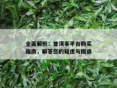 全面解析：普洱茶平台购买指南，解答您的疑虑与困惑