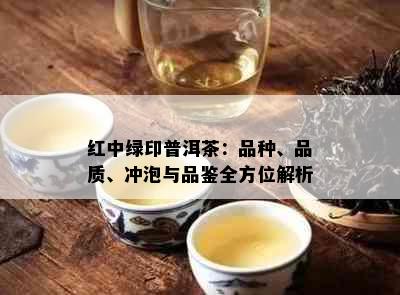 红中绿印普洱茶：品种、品质、冲泡与品鉴全方位解析