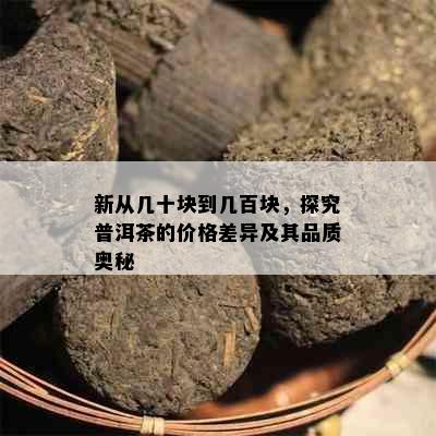 新从几十块到几百块，探究普洱茶的价格差异及其品质奥秘