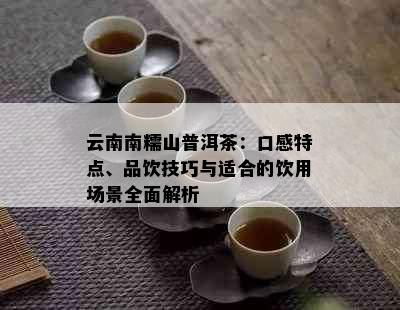 云南南糯山普洱茶：口感特点、品饮技巧与适合的饮用场景全面解析