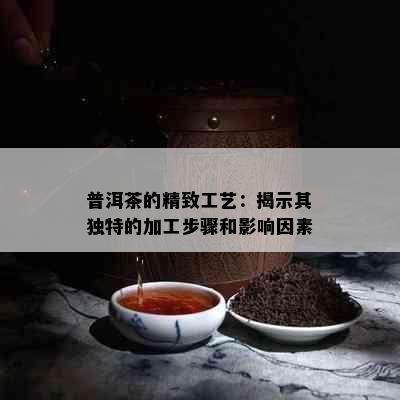 普洱茶的精致工艺：揭示其独特的加工步骤和影响因素