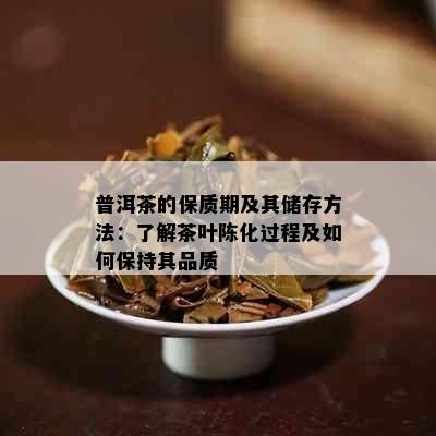 普洱茶的保质期及其储存方法：了解茶叶陈化过程及如何保持其品质