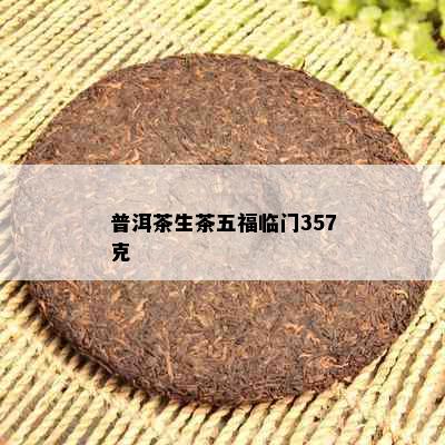 普洱茶生茶五福临门357克