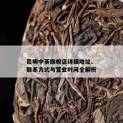 昆明中茶旗舰店详细地址、联系方式与营业时间全解析