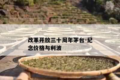 改革开放三十周年茅台-纪念价格与利波