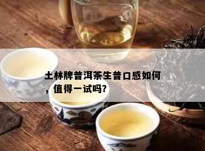 土林牌普洱茶生普口感如何，值得一试吗？