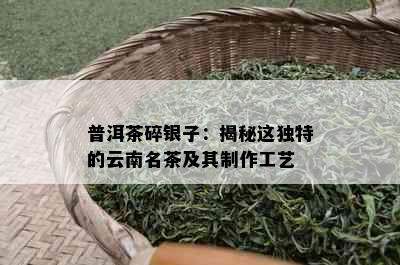 普洱茶碎银子：揭秘这独特的云南名茶及其制作工艺