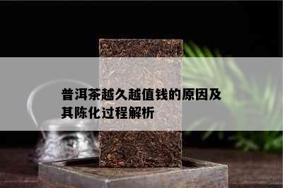 普洱茶越久越值钱的原因及其陈化过程解析