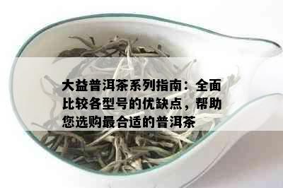 大益普洱茶系列指南：全面比较各型号的优缺点，帮助您选购最合适的普洱茶