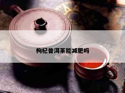 枸杞普洱茶能减肥吗