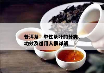 普洱茶：中性茶叶的分类、功效及适用人群详解