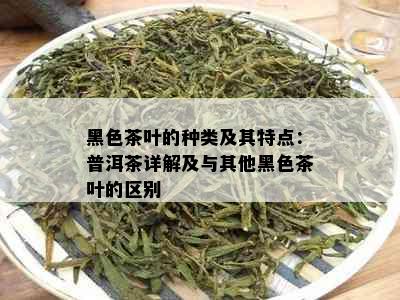 黑色茶叶的种类及其特点：普洱茶详解及与其他黑色茶叶的区别