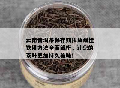 云南普洱茶保存期限及更佳饮用方法全面解析，让您的茶叶更加持久美味！