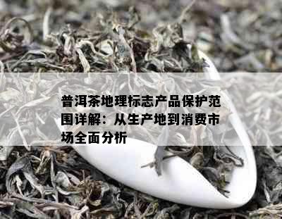 普洱茶地理标志产品保护范围详解：从生产地到消费市场全面分析