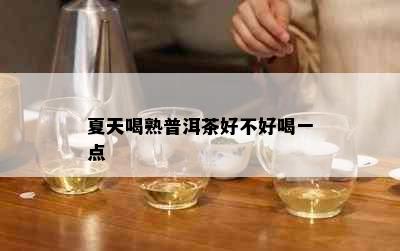 夏天喝熟普洱茶好不好喝一点