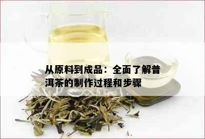 从原料到成品：全面了解普洱茶的制作过程和步骤