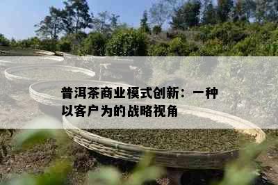 普洱茶商业模式创新：一种以客户为的战略视角