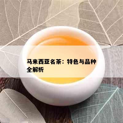 马来西亚名茶：特色与品种全解析