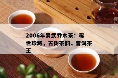 2006年易武乔木茶：稀世珍藏，古树茶韵，普洱茶王