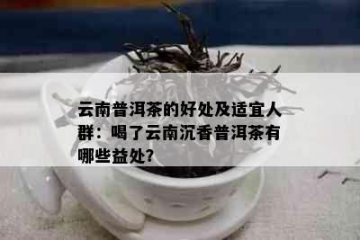 云南普洱茶的好处及适宜人群：喝了云南沉香普洱茶有哪些益处？