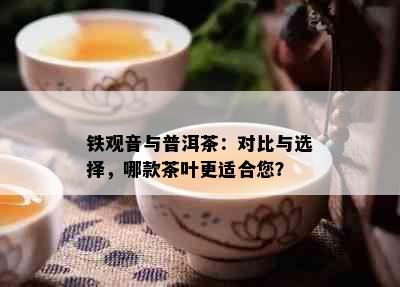 铁观音与普洱茶：对比与选择，哪款茶叶更适合您？