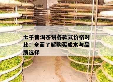 七子普洱茶饼各款式价格对比：全面了解购买成本与品质选择