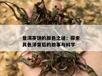 普洱茶饼的颜色之谜：探索其色泽背后的故事与科学