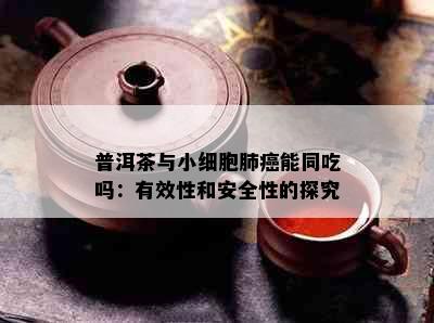 普洱茶与小细胞肺癌能同吃吗：有效性和安全性的探究