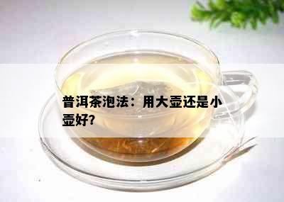 普洱茶泡法：用大壶还是小壶好？