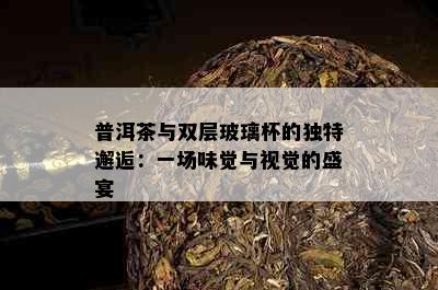 普洱茶与双层玻璃杯的独特邂逅：一场味觉与视觉的盛宴