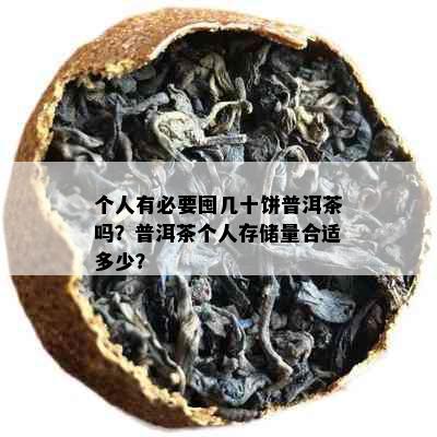 个人有必要囤几十饼普洱茶吗？普洱茶个人存储量合适多少？