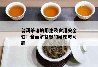 普洱茶渣的用途及食用安全性：全面解答您的疑虑与问题