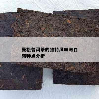 曼松普洱茶的独特风味与口感特点分析