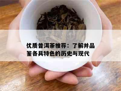 优质普洱茶推荐：了解并品鉴各具特色的历史与现代