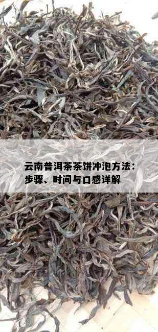 云南普洱茶茶饼冲泡方法：步骤、时间与口感详解