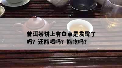 普洱茶饼上有白点是发霉了吗？还能喝吗？能吃吗？