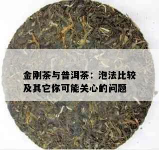 金刚茶与普洱茶：泡法比较及其它你可能关心的问题