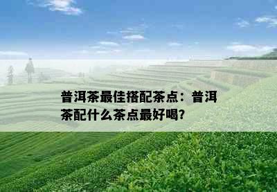 普洱茶更佳搭配茶点：普洱茶配什么茶点更好喝？