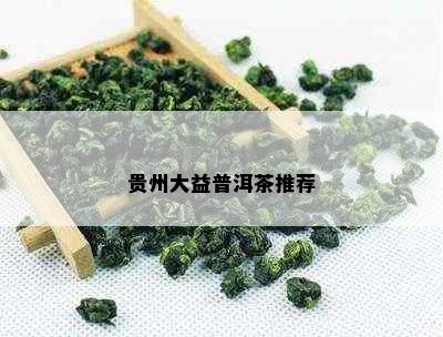 贵州大益普洱茶推荐