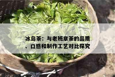 冰岛茶：与老班章茶的品质、口感和制作工艺对比探究