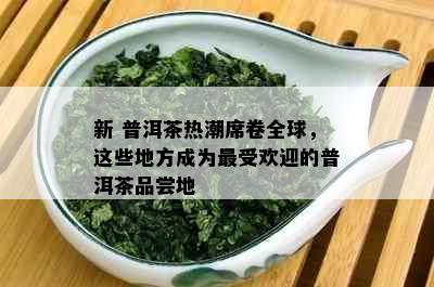 新 普洱茶热潮席卷全球，这些地方成为更受欢迎的普洱茶品尝地