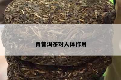 青普洱茶对人体作用