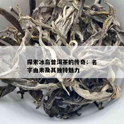 探索冰岛普洱茶的传奇：名字由来及其独特魅力