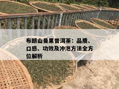 布朗山曼果普洱茶：品质、口感、功效及冲泡方法全方位解析