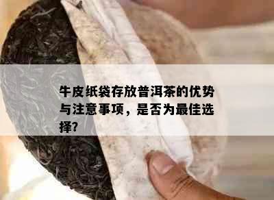 牛皮纸袋存放普洱茶的优势与注意事项，是否为更佳选择？