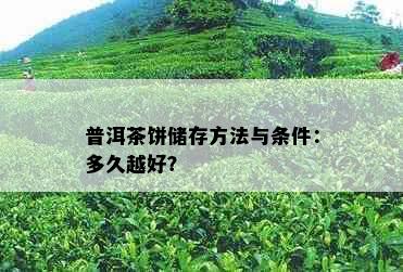 普洱茶饼储存方法与条件：多久越好？