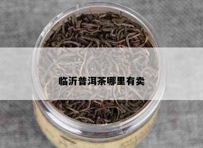 临沂普洱茶哪里有卖